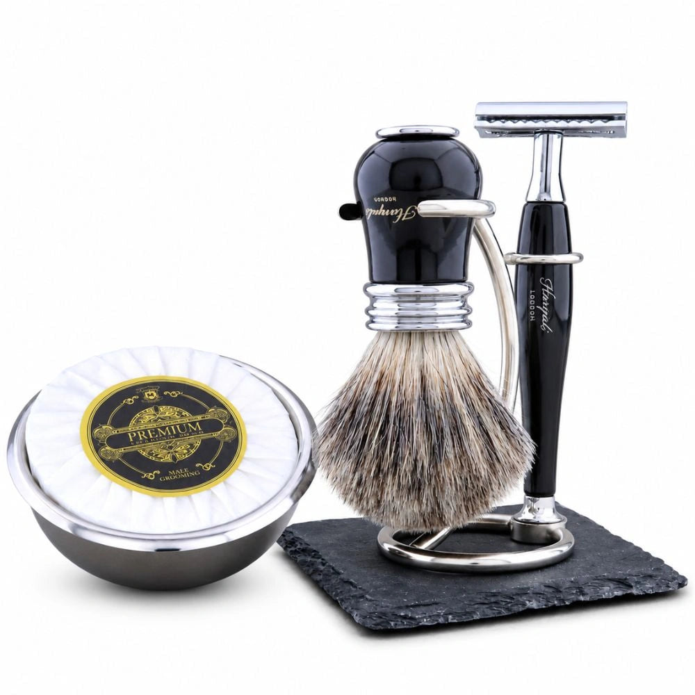 Haryalis Lille Range Super Badger Rasierset