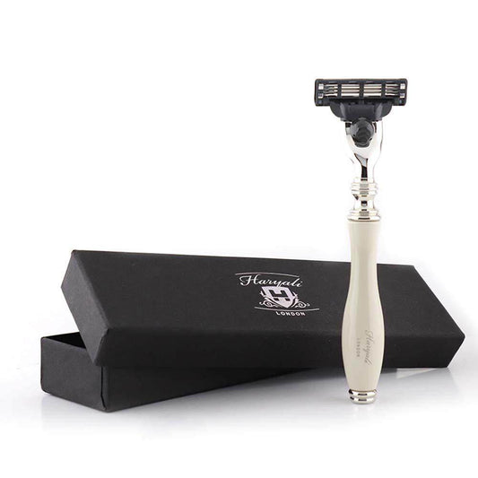 Haryali's 3 Edge Shaving Razor - Ivory - HARYALI LONDON