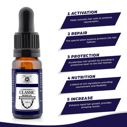 Haryali London 10ml Beard Oil Moisturizer with All Natural Ingredients - HARYALI LONDON