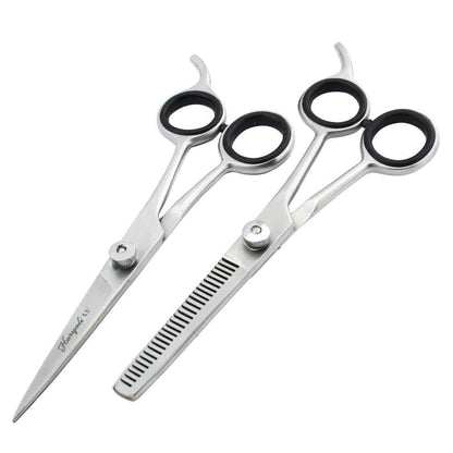 Haryali London 6.5” Silver Hair Cutting Sharp Scissors Set - HARYALI LONDON