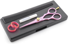 Load image into Gallery viewer, Haryali Pink 5.5&quot; Hair Cutting Salon Barber Scissors With Adjustable Screw - HARYALI LONDON