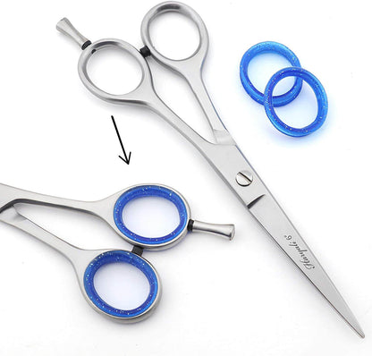 Haryali Professional 6" Hairdressing Hair Cutting Barber Salon Scissors with Leather Pouch - HARYALI LONDON