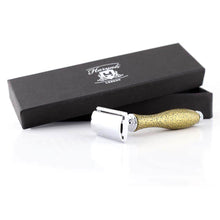 Load image into Gallery viewer, Haryali&#39;s Antique Double Edge Safety Razor - Gold - HARYALI LONDON