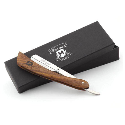Haryali's Wooden Cut Throat Razor - HARYALI LONDON