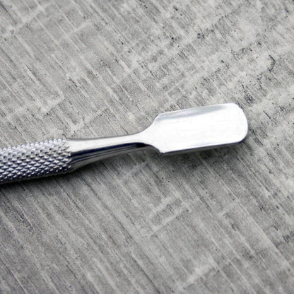 High Grade Stainless Steel Cuticle Knife & Pusher for Finger Nails - Unisex - HARYALI LONDON