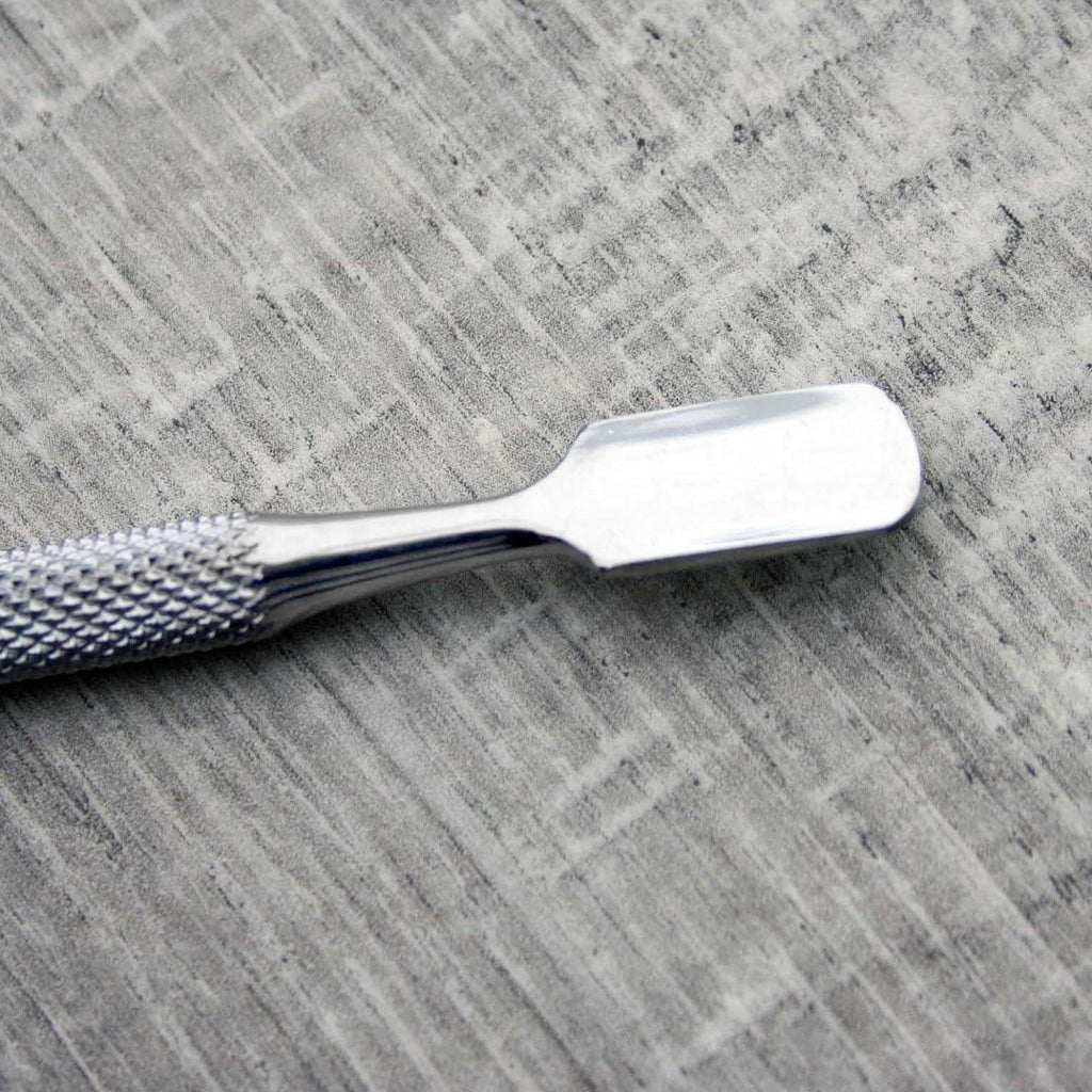 High Grade Stainless Steel Cuticle Knife & Pusher for Finger Nails - Unisex - HARYALI LONDON