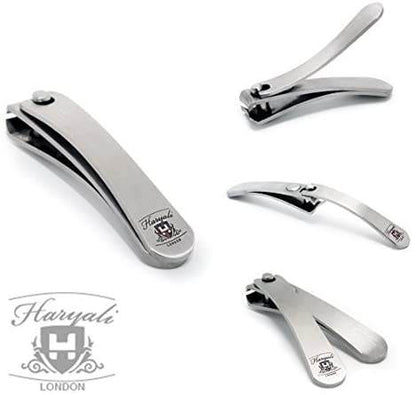 Nail Clippers, Nail Cutter and Trimmer for Fingernail and Toenail – Stainless Steel - HARYALI LONDON