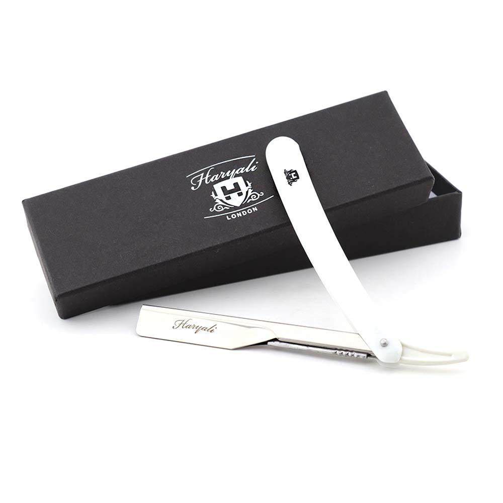 Plastic Handle Razor Plastic Handle Straight Cut Throat Razor – HARYALI LONDON