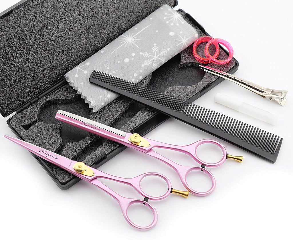 Professional 6.0" Barber Scissors Hair Cutting Thinning Salon Shears - HARYALI LONDON