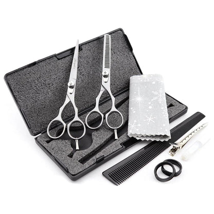 Professional 6" Hairdressing Barber Scissors Set Thinning Shears