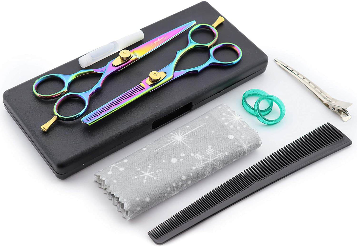 Professional 6 Inch Hairdressing Barber Scissors Set Thinning Shears - HARYALI LONDON