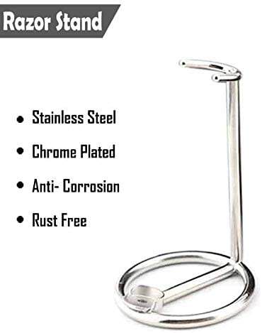 Stainless Steel Shaving Razor Stand - HARYALI LONDON