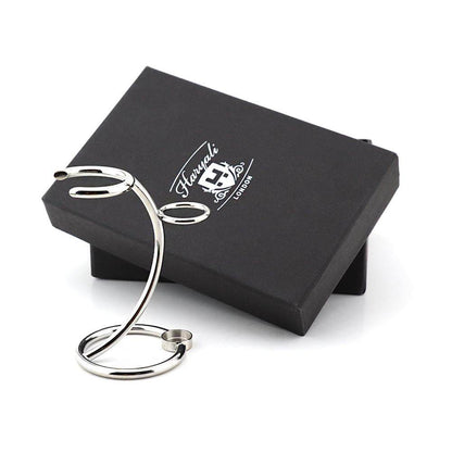 Stainless Steel Shaving Stand for Brush and Razor - HARYALI LONDON