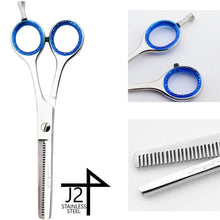 Load image into Gallery viewer, Thinning Cutting Scissors Barber Hair Texturing Shears - HARYALI LONDON