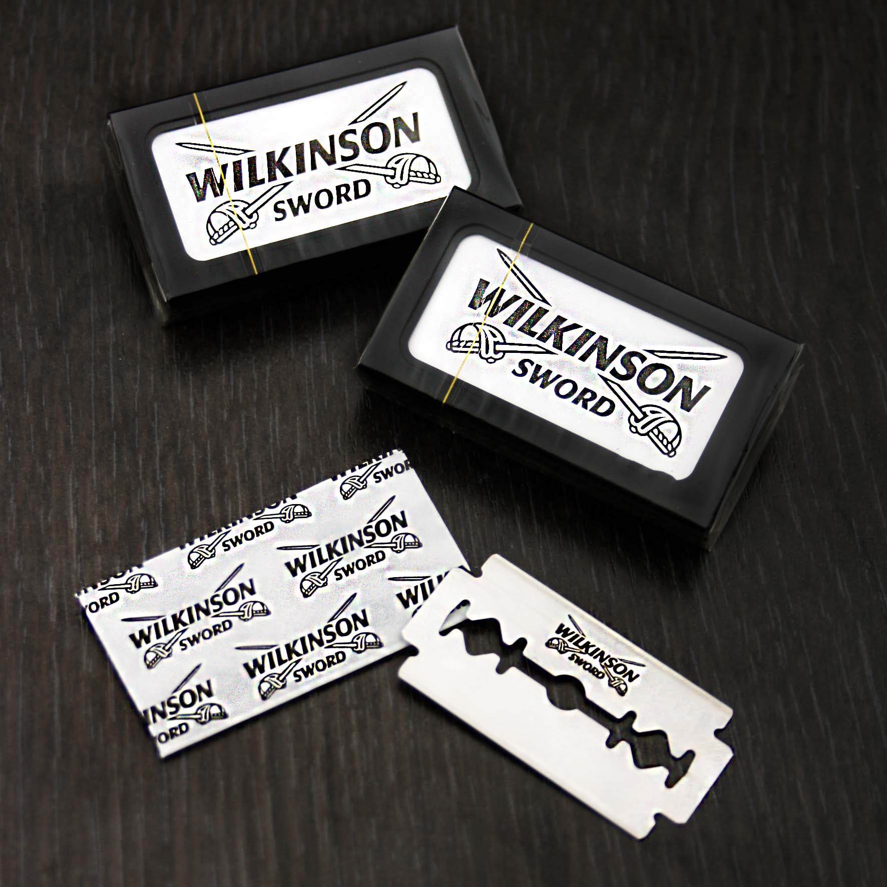 2 Pack Double Edge Safety Razor Blades by Wilkinson Sword Classic ...