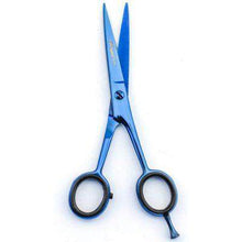 Load image into Gallery viewer, 5.5” Blue Hair Cutting Salon Shears Barber Scissors - HARYALI LONDON