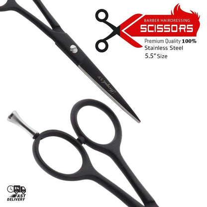 5.5” Hair Cutting Shears with Razor Sharp Edges for Men Women - HARYALI LONDON