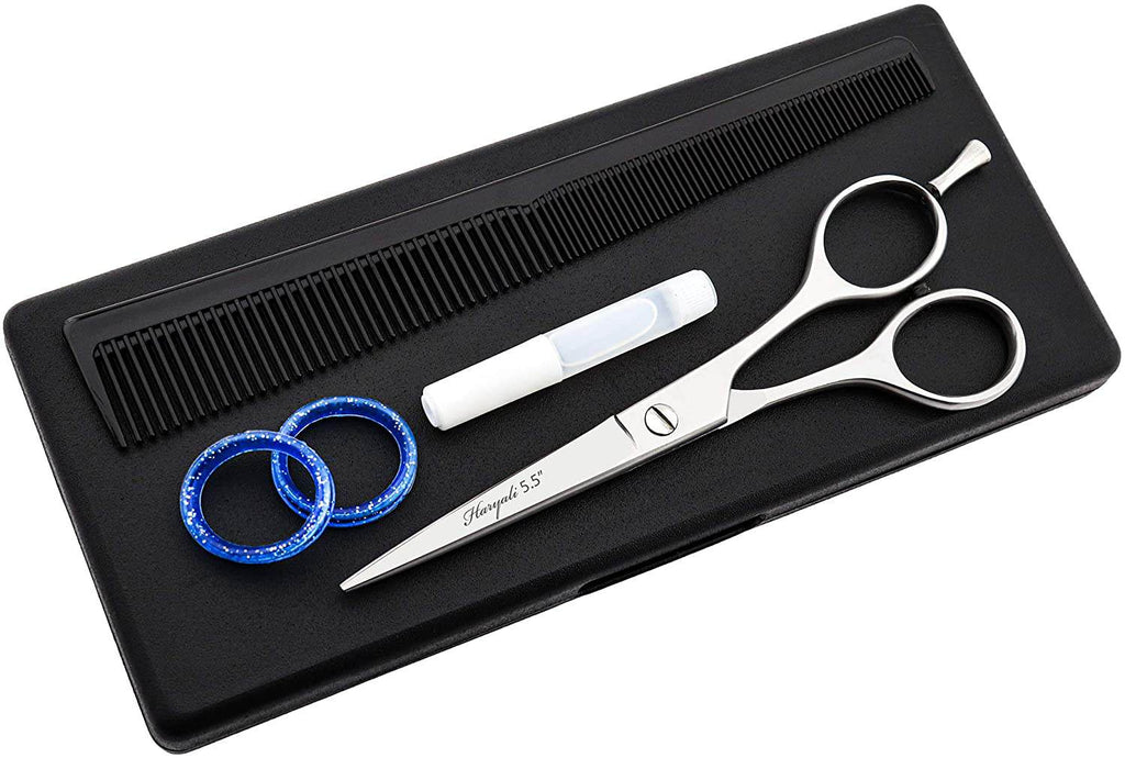 Haryali 5.5" Hairdressing Barber Scissors Hair Cutting Salon Shears - HARYALI LONDON