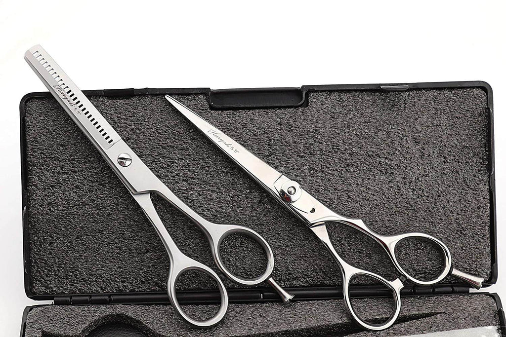 Haryali 5.5" Hairdressing Thinning Barber Hair Cutting Scissors Set - HARYALI LONDON