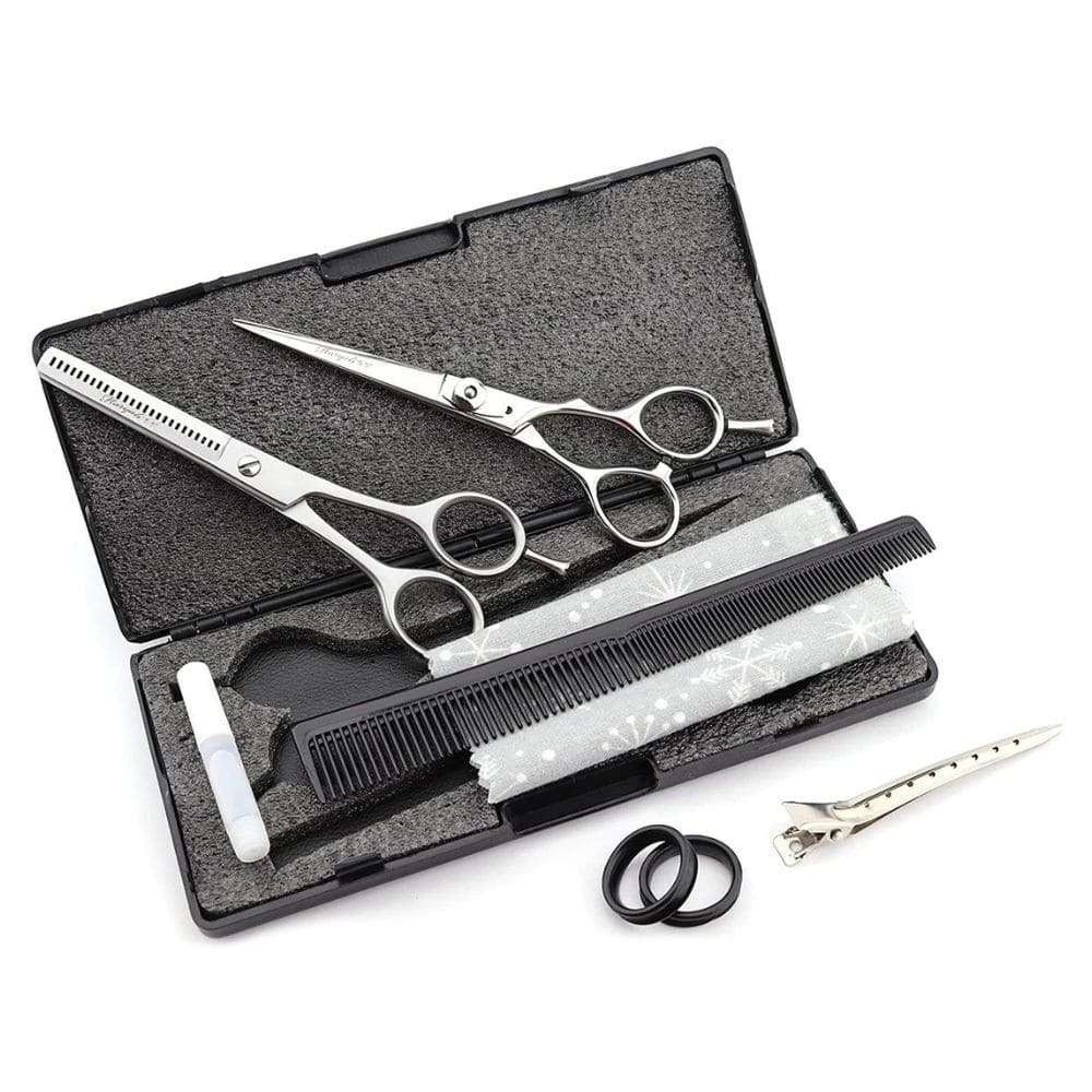 Haryali 5.5" Hairdressing Thinning Barber Hair Cutting Scissors Set