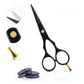 Haryali Black 5” Beard & Moustache Hair Trimming Scissor - HARYALI LONDON