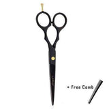 Haryali Black 7” Hairdressing Barber Scissors for Men Women