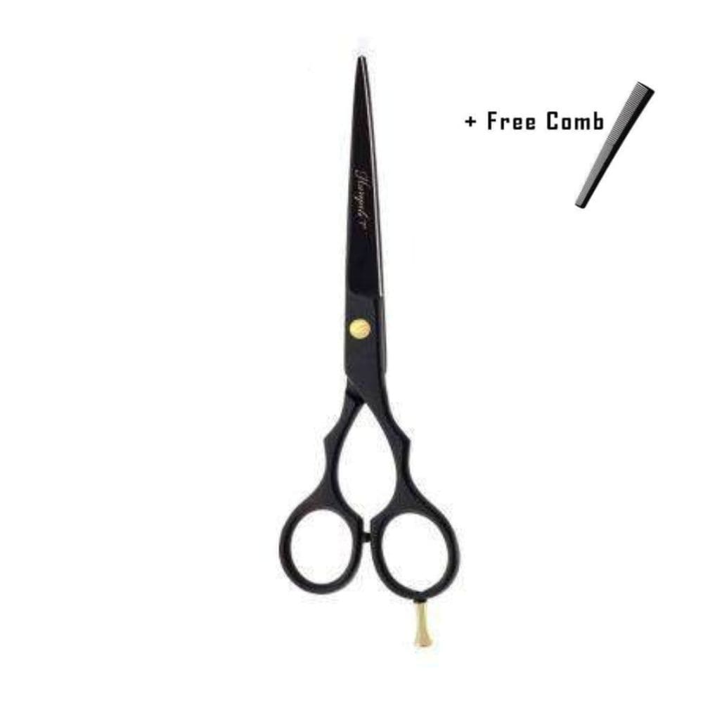 Haryali Black 7” Hairdressing Barber Scissors for Men Women