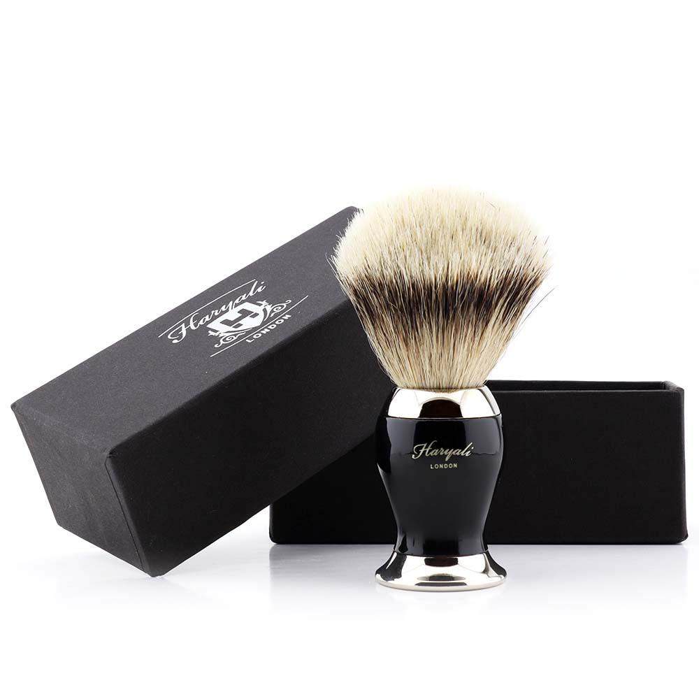 Haryali's Balance Silvertip Badger Shaving Brush - HARYALI LONDON