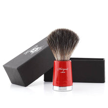 Load image into Gallery viewer, Super Taper Synthetic Black Hair Shaving Brush - HARYALI LONDON