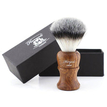 Load image into Gallery viewer, Haryali&#39;s Wooden Synthetic Silvertip Shaving Brush - HARYALI LONDON