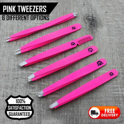 Haryali London Pink Eyebrows Tweezers - HARYALI LONDON