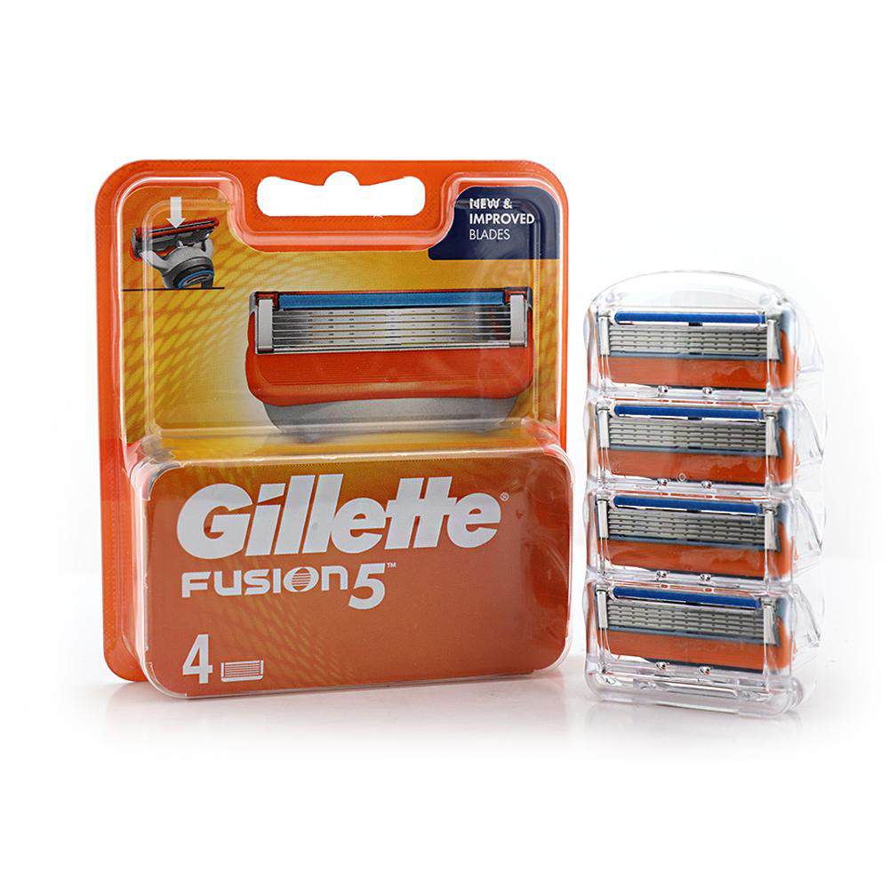 Best Gillette Fusion Razor Blade with 4 Refills Packing - HARYALI LONDON
