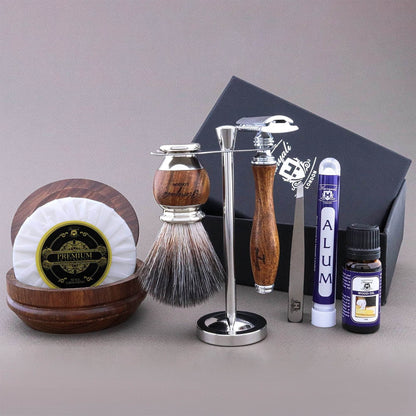 Haryali's Wooden Range Shaving Kit - HARYALI LONDON