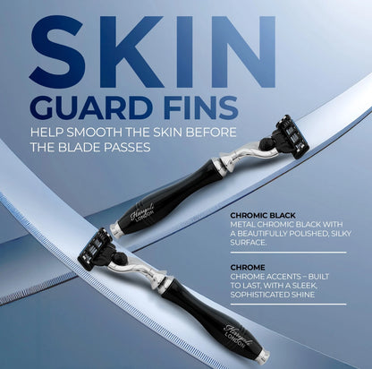 Apex 3 Blade Razor in Black - HARYALI LONDON