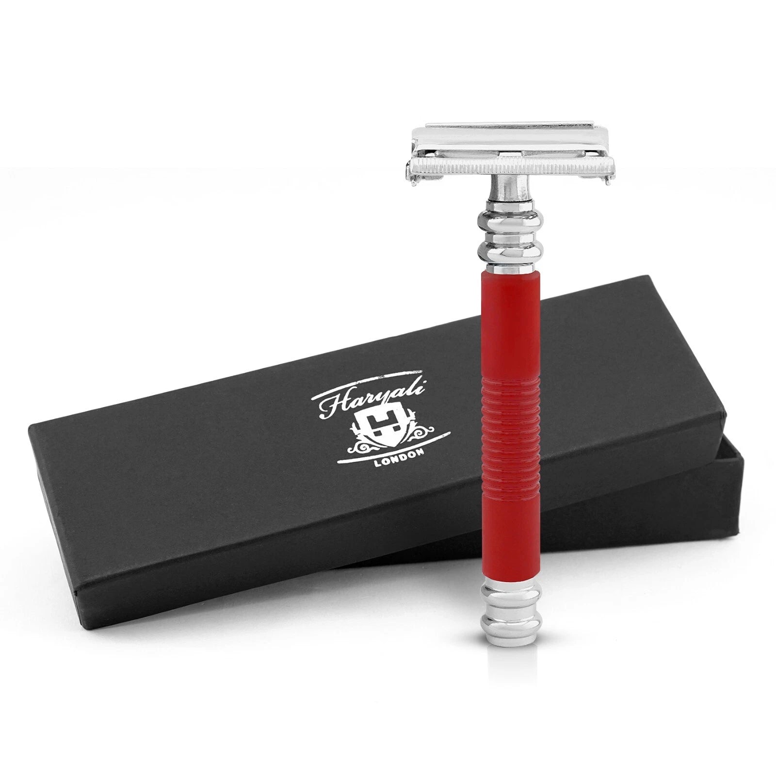 Buy Butterfly Safety Razor in Metallic Red for Men | Haryali London ...