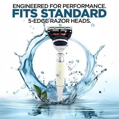 Tandoori Half Ivory 5 Blade Razor for Men - HARYALI LONDON