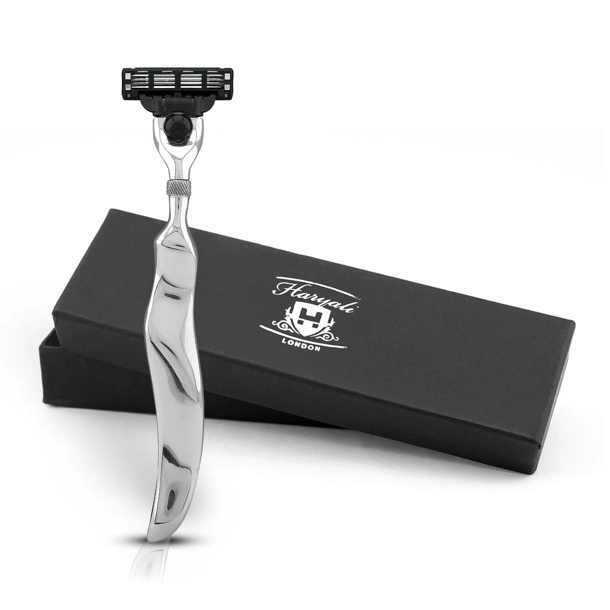 3 Blade Razer Buy Premium Wavy Stainless Steel 3 Blade Razor for Men – HARYALI LONDON