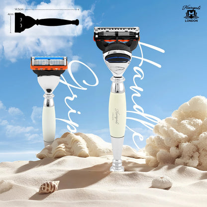 Tandoori Half Ivory 5 Blade Razor for Men - HARYALI LONDON