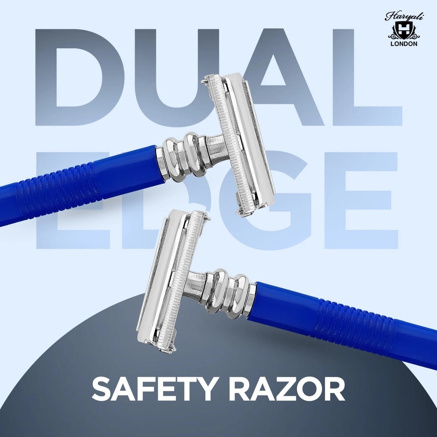 Butterfly Safety Razor in Metallic Blue