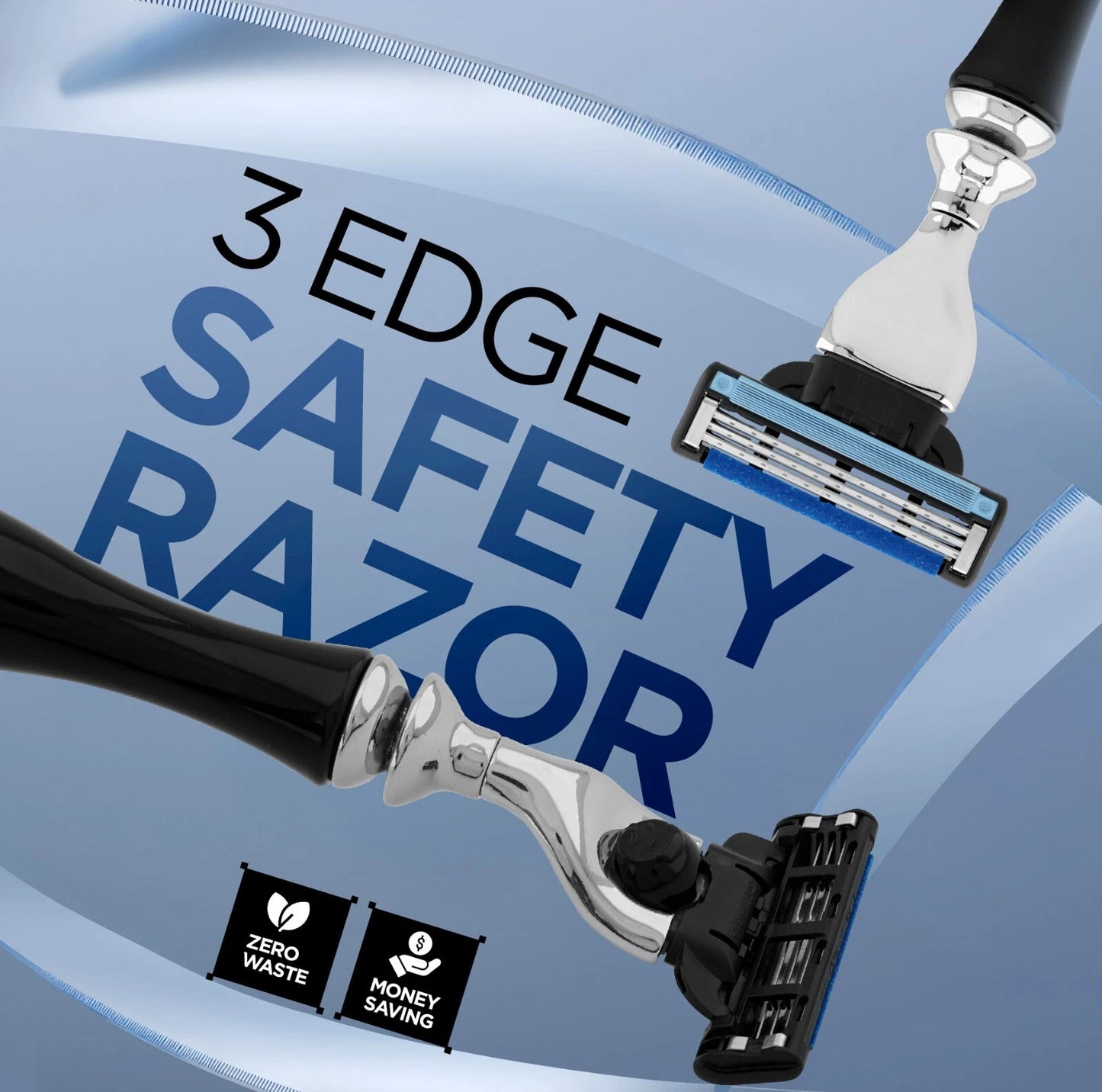 Apex 3 Blade Razor in Black - HARYALI LONDON