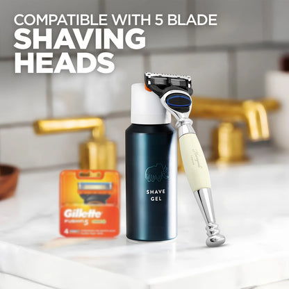 Tandoori Half Ivory 5 Blade Razor for Men - HARYALI LONDON