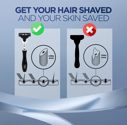 Apex 3 Blade Razor in Black - HARYALI LONDON