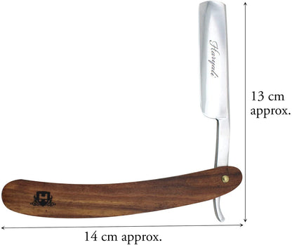 Haryali's Wooden Straight Edge Razor Kit - HARYALI LONDON