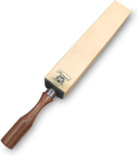 Load image into Gallery viewer, Leather Strop - Paddle Strop - 4 sided Honing Tool - Straight Razor Strop - HARYALI LONDON