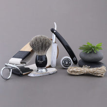 Load image into Gallery viewer, Haryali&#39;s Straight Razor Set - Black Color