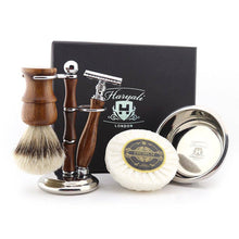 Load image into Gallery viewer, Haryali&#39;s Wooden Shaving Set 