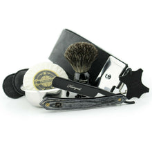 Load image into Gallery viewer, Haryali&#39;s Straight Razor Kit - Black Wood Color 